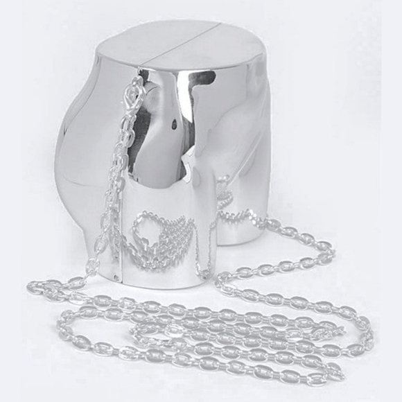 Handbags - Novelty Butt Shape Convertible Handbag Purse Clutch Crossbody Shoulder Bag